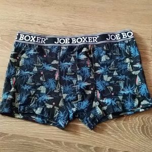 Joe Boxer Size L men boxers briefs underwear Sailboat Palmtree NWNT